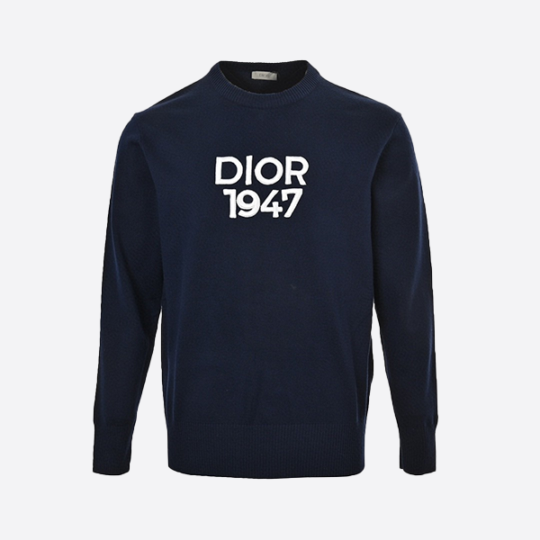 ディオール 24Fw 1947 刺繍レターロゴ クルーネックセーター