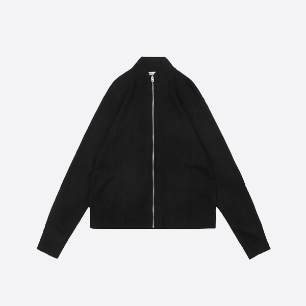アクネ ストゥディオズ 24Fw AS ロゴがにプリントされたカーディガン ジャケット