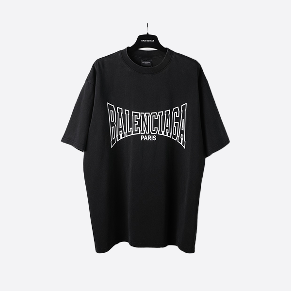 バレンシアガ クラック スローガン 半袖 25ss