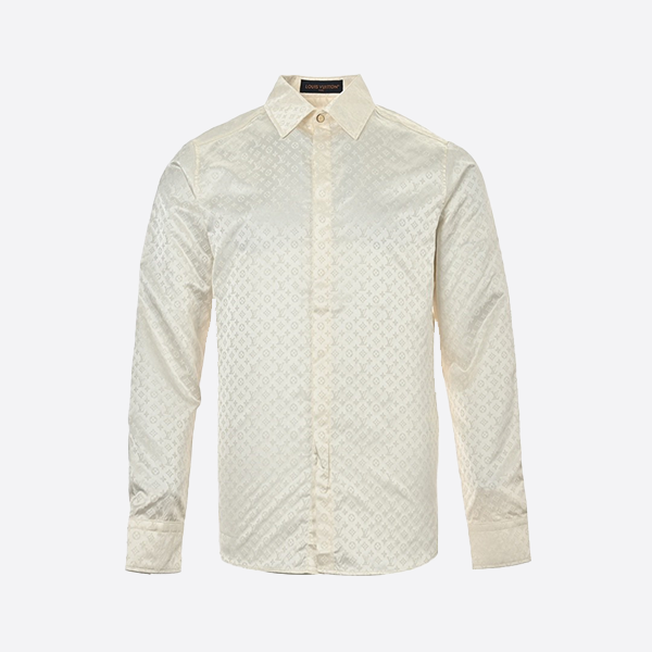ルイ・ヴィトン 24ss モノグラム ジャカード シルク シャツ