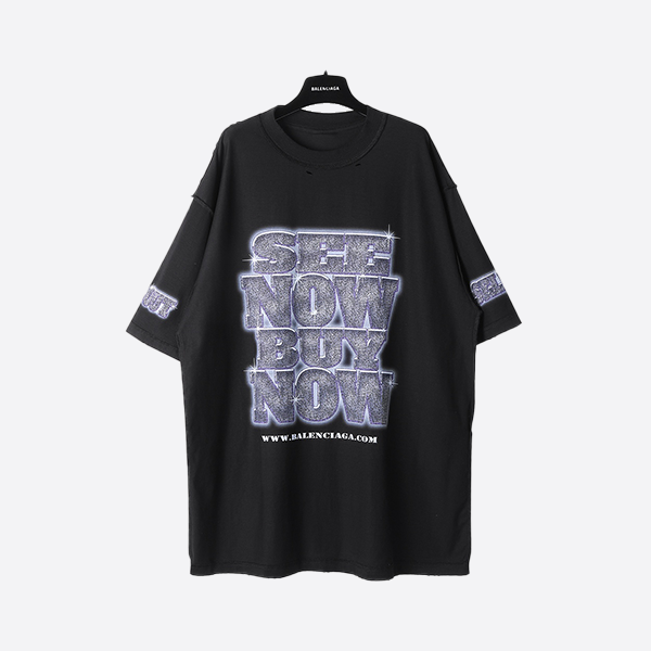 バレンシアガ ダイヤモンド Tシャツ ブラック
