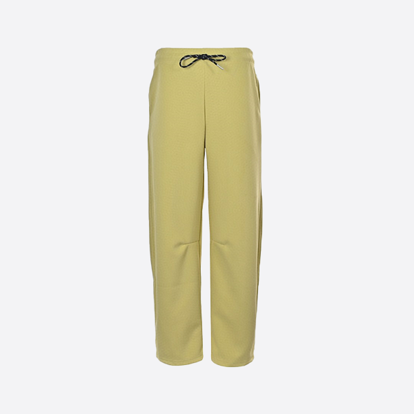 ラルフローレン 24FW ソリッド ワイドレッグ トラウザーズ イエロー