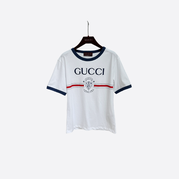 グッチコットンプリントTシャツ