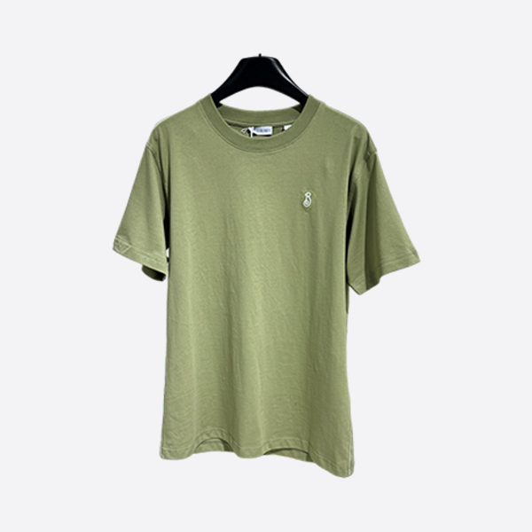 バーバリー刺繍コットンTシャツ