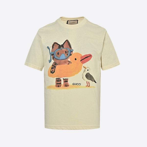 グッチ 25ss ファンカートゥーンシリーズ プリント半袖61788