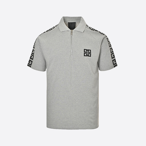 ジバンシィ ハーフジップ チェスト フォースクエアロゴ ショートスリーブ