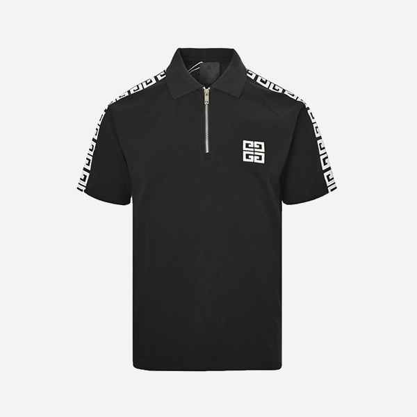 ジバンシィ ハーフジップ チェスト フォースクエアロゴ ショートスリーブ