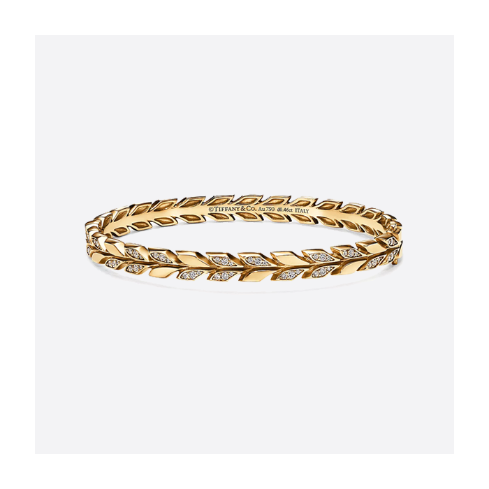 ティファニー ヴァイン ヒンジ バングル GRP 12055