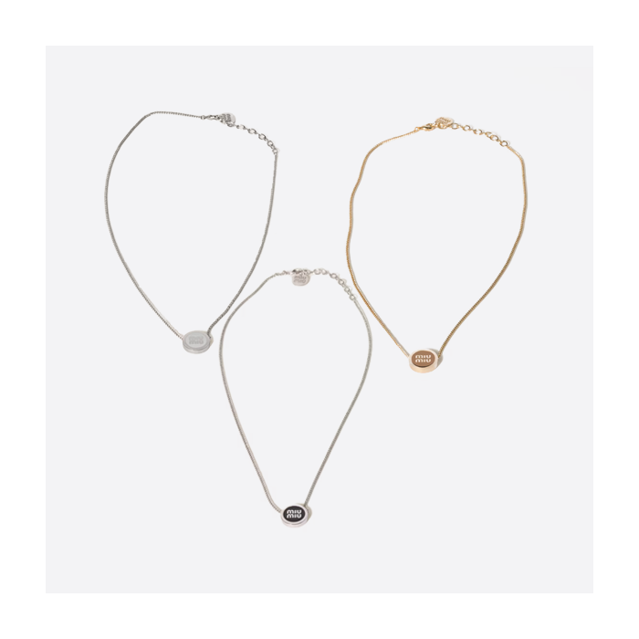 ミュウミュウ メタル ネックレス 5IC096_2F6T_F097W, 5IC096_2F6T_F0632, 5IC096_2F6T_F098L