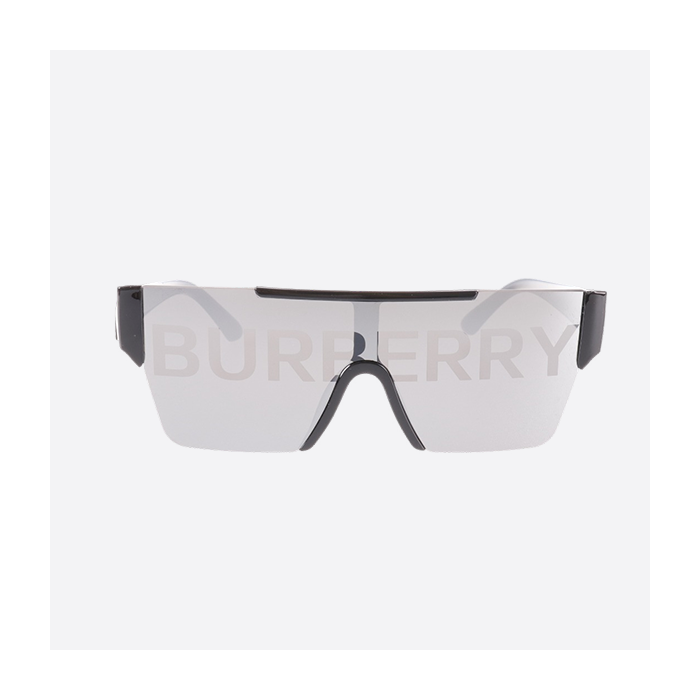 バーバリーのオールオーバープリントの不規則な形のサングラス