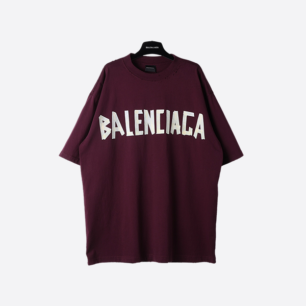 バレンシアガ SS25 テープ Tシャツ