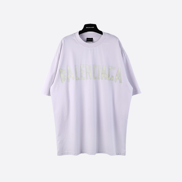 バレンシアガ SS25 テープ Tシャツ
