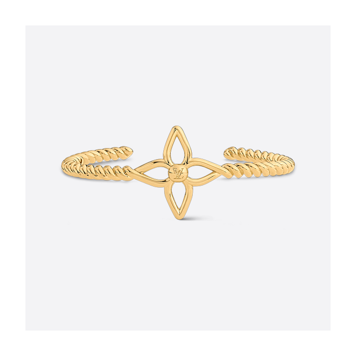 ルイ・ヴィトン フローラル カフ ブレスレット M1606S