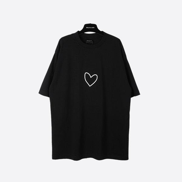 バレンシアガ ラブハート Tシャツ