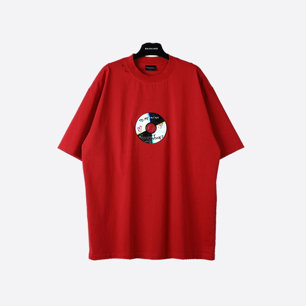 バレンシアガ CD バレンタインデー限定版 Tシャツ