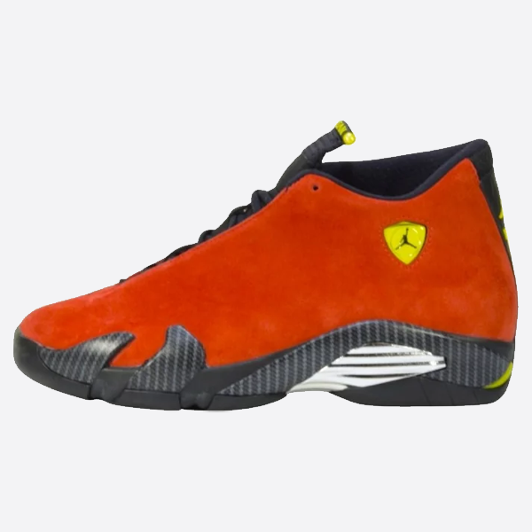 ジョーダン エア ジョーダン 14 レトロ フェラーリ ミッドカット レトロ バスケットボールシューズ 654459-670