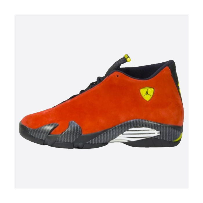 ジョーダン エア ジョーダン 14 レトロ フェラーリ ミッドカット レトロ バスケットボールシューズ 654459-670