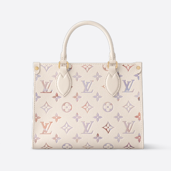 ルイ・ヴィトン オフホワイト グラデーション フルレザー スクエアバッグ M45653