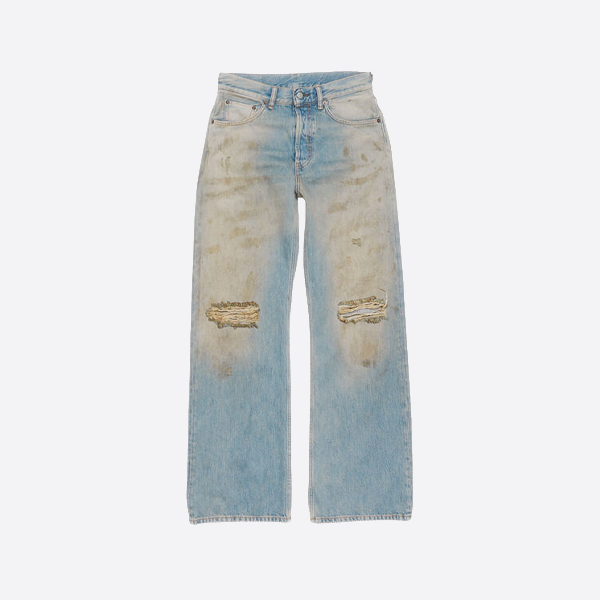 アクネ ストゥディオズの汚れたインクのスプラッタージーンズ