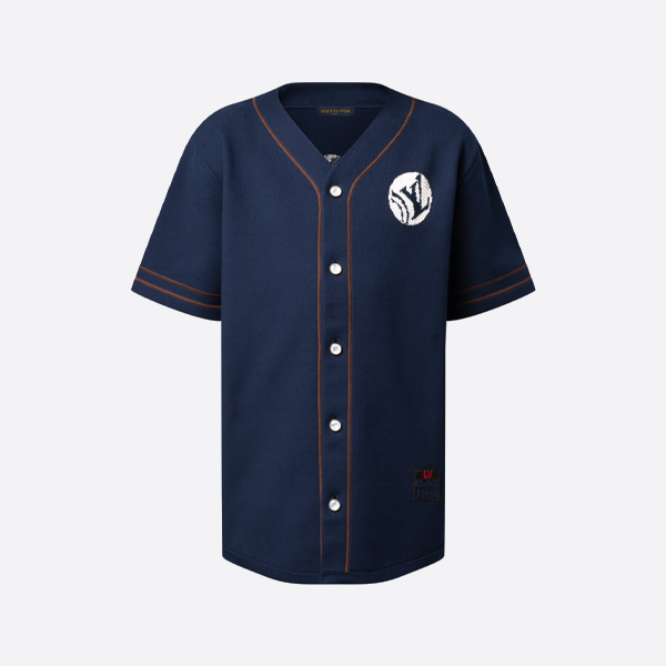 ルイ・ヴィトンのニット クロップド ベースボール カーディガン