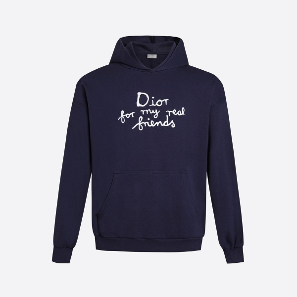 ディオール グラフィティ 刺繍ロゴ スウェットシャツ パーカー