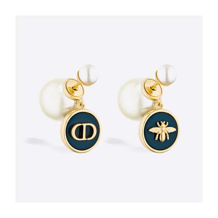 ディオール ビー CD レジン パール イヤリング E3634WOMPL_DB15