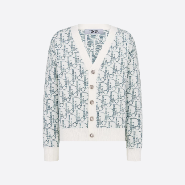 ディオール 25FW モノグラム ジャカード カーディガン セーター