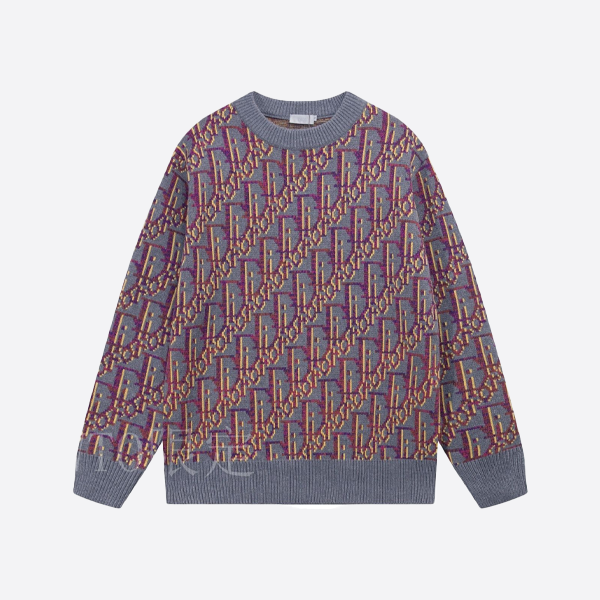 ディオール 25FW モノグラム ジャカード クルーネック セーター
