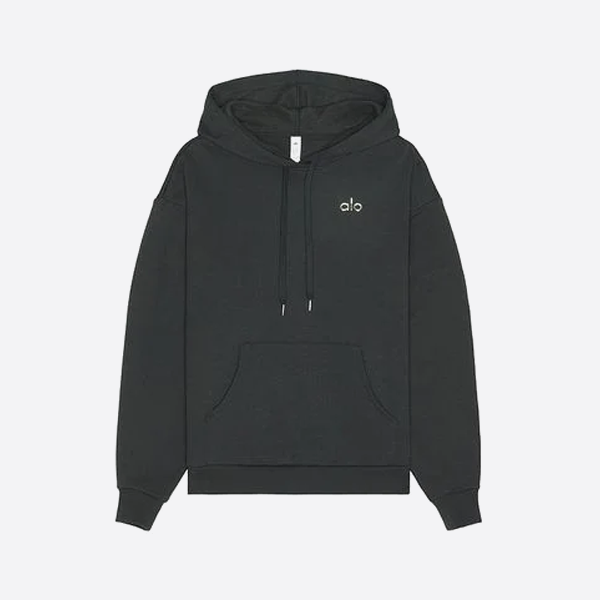 アロヨガ ラミネート加工シルバーロゴパーカー