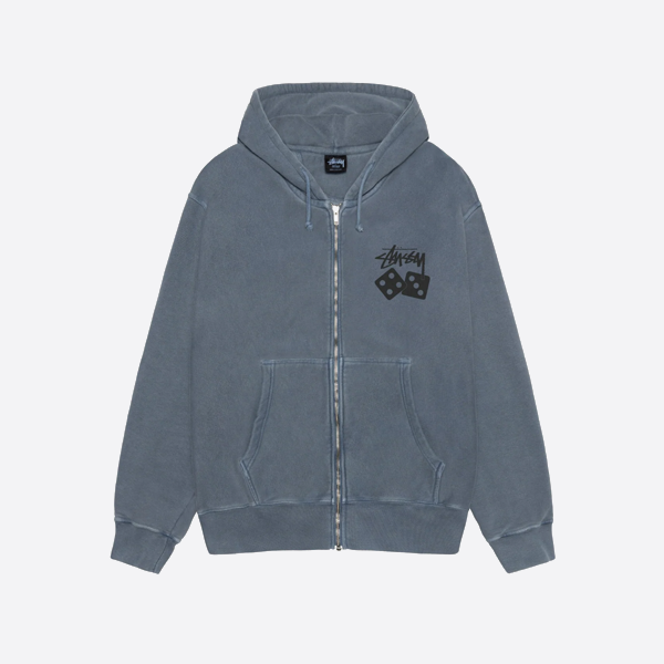 ステューシー 25FW ダイスプリント ジップアップ ジャケット