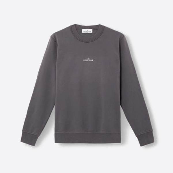 ストーンアイランド 25F リフレクターレタリング クルーネック スウェットシャツ