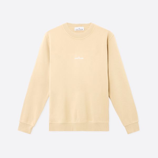 ストーンアイランド 25F リフレクターレタリング クルーネック スウェットシャツ