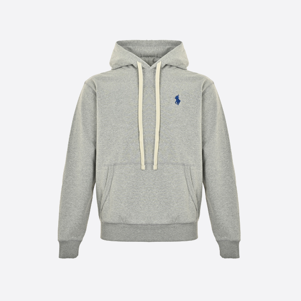 ラルフローレンのポニーロゴ刺繍入りフード付きスウェットシャツ