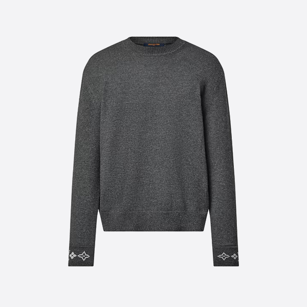 ルイ・ヴィトン 25FW カフスモノグラムジャカードカシミアセーター