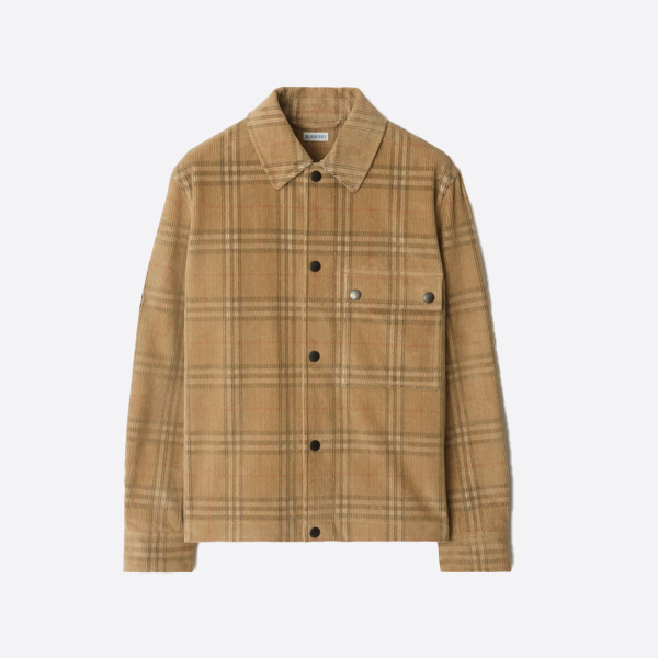 バーバリー 23FW コーデュロイチェックジャケット