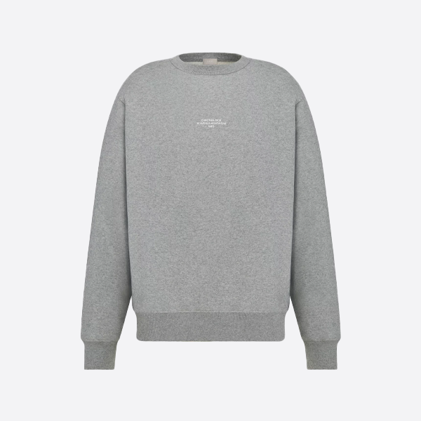 ディオール CD モンテーニュ スモールプリント クルーネック スウェットシャツ