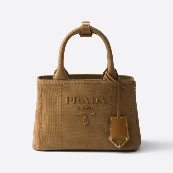 プラダ リネン ガーデナーバッグ 1BG554