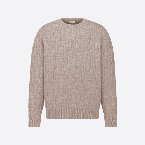 ディオール オブリーク ジャカード クルーネック セーター