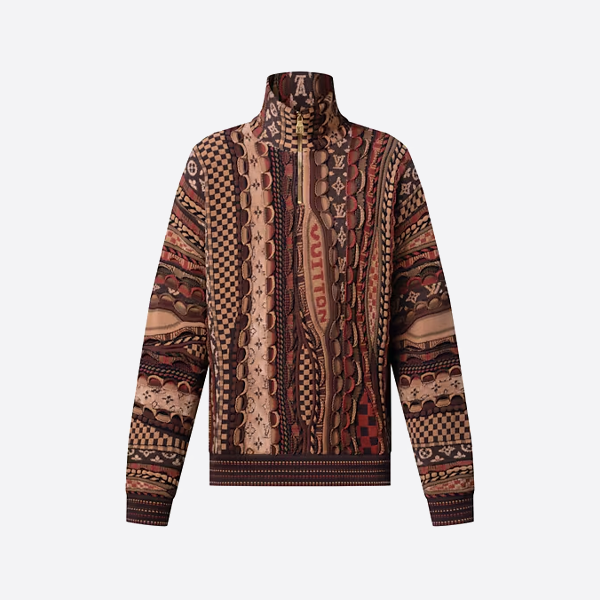 ルイ・ヴィトン ハーフジップ スウェットシャツ