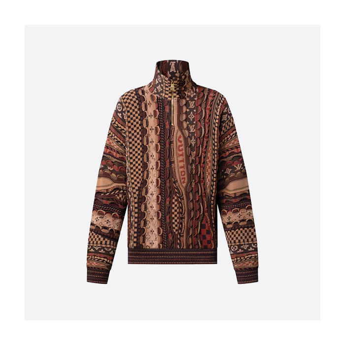 ルイ・ヴィトン ハーフジップ スウェットシャツ